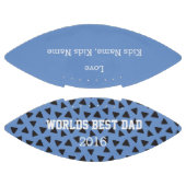 世界の最高のパパ、カスタマイズ可能なサッカーギフト、 アメリカンフットボール (パネル)