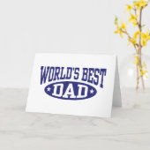 世界の最高のパパ カード (黄色い花)