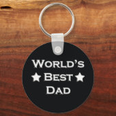 世界の最高のパパ キーホルダー (正面)
