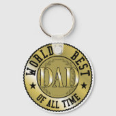 世界の最高のパパ キーホルダー (正面)