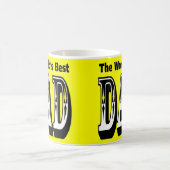 世界の最高のパパ コーヒーマグカップ (中央)