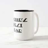 世界の最高のパパ トラベルマグ (正面右)