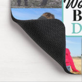 世界の最高のパパ |フォトカスタムコラージュ マウスパッド (コーナー)