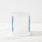 世界の最高のパパ フロストグラスマグカップ (中央)