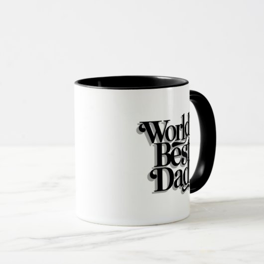 世界の最高のパパ マグカップ (正面右)