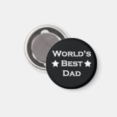 世界の最高のパパ マグネット (正面/裏面)