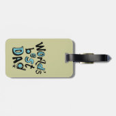 世界の最高のパパ ラゲッジタグ (裏面横)