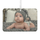 世界の最高のパパ |父の日の写真 カーエアーフレッシュナー (裏面)