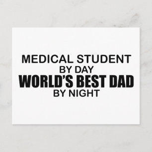 世界の最高のパパ- Medical Student ポストカード