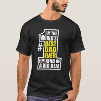 世界の最高のパパ Tシャツ