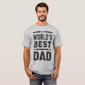 世界の最高のパパ Tシャツ (正面フル)