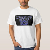 世界の最高のパパTシャツ Tシャツ (正面)
