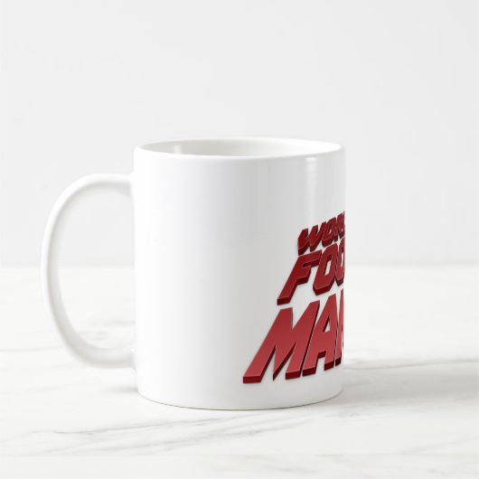 世界の最高のファンタジーサッカー監督 コーヒーマグカップ (左)