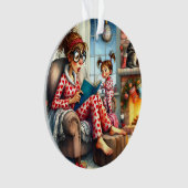 世界の最高のベビーシッター/母/祖母 オーナメント (正面)