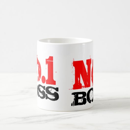 世界の最高のボスコーヒーマグ |第1号 コーヒーマグカップ (中央)