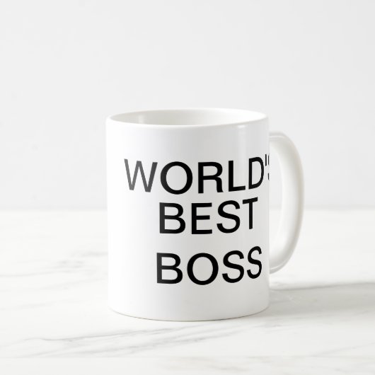 世界の最高のボスマグ コーヒーマグカップ (正面右)