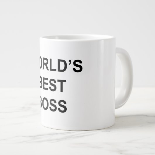 世界の最高のボス大型コーヒーマグ ジャンボコーヒーマグカップ (正面右)