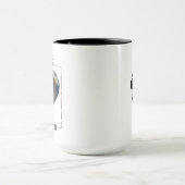 世界の最高のボス |おもしろい犬写真と名前 マグカップ (中央)