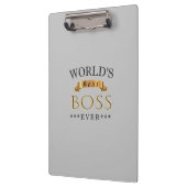 世界の最高のボス クリップボード (左)