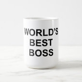 世界の最高のボス コーヒーマグカップ (中央)