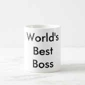世界の最高のボス コーヒーマグカップ (中央)
