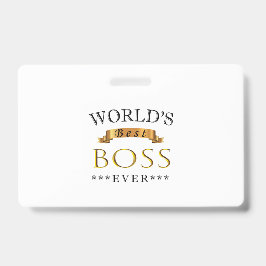 世界の最高のボス バッジ
