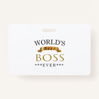 世界の最高のボス バッジ
