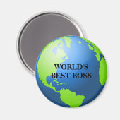 世界の最高のボス マグネット (正面/裏面)