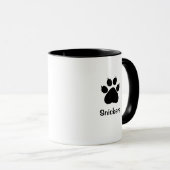 世界の最高のボス |猫おもしろいの写真と名前 マグカップ (正面右)