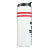 世界の最高のボーリング監督 |ボーリングピンのストライプ タンブラー (回転左)