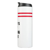 世界の最高のボーリング監督 |ボーリングピンのストライプ タンブラー (回転右)