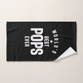 世界の最高のポップ | Father Gift ハンドタオル (ハンドタオル)