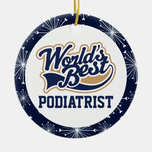 世界の最高のポディトラ セラミックオーナメント (正面)