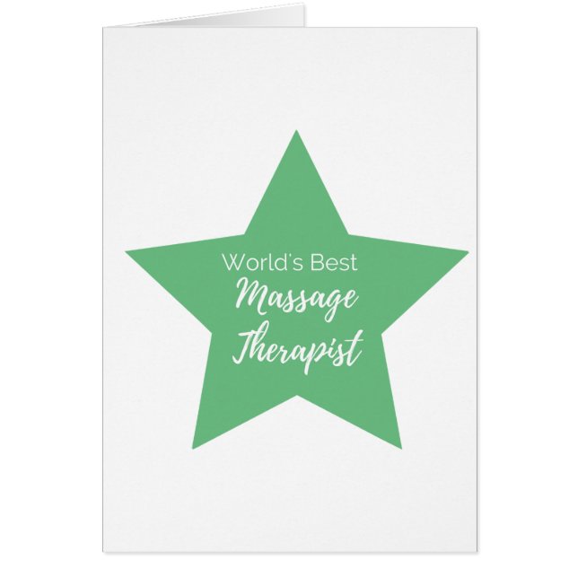 世界の最高のマッサージセラピスト (正面)