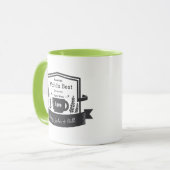 世界の最高のママが自分の名前を愛する マグカップ (正面左)