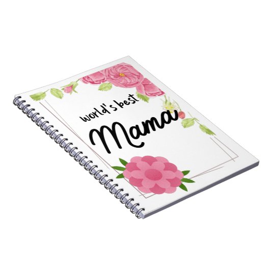 世界の最高のママ – 母の日 ノートブック (右側)