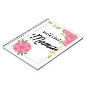 世界の最高のママ – 母の日 ノートブック (左側)