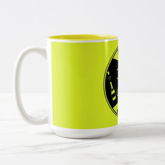 世界の最高のメイド・オブ・オーナー(花嫁付き添い人) ツートーンマグカップ (左)