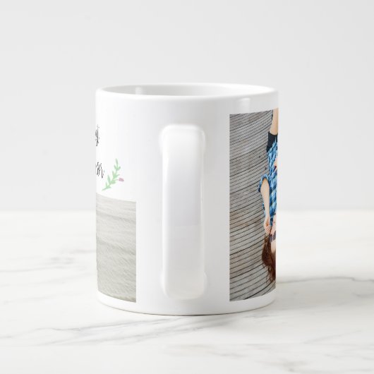 世界の最高のメイド・オブ・オーナー（花嫁付き添い人）写真マグ ジャンボコーヒーマグカップ (裏面)