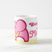 世界の最高のモマモゾウがマグカップ コーヒーマグカップ (中央)