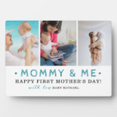 世界の最高のモーミー – Happy 1st Mother's Day フォトプラーク (正面)