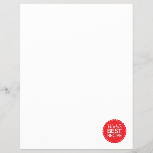 世界の最高のレシピ チラシ (正面)