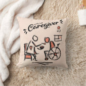 世界の最高の介護士・車椅子の人 クッション (ブランケット)