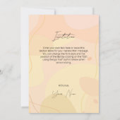 世界の最高の介護士・車椅子の人 招待状 (裏面)