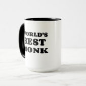 世界の最高の僧 マグカップ (正面左)