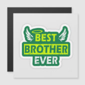 世界の最高の兄弟ギフト磁気カード (正面/裏面)