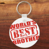 世界の最高の兄弟 キーホルダー (正面)