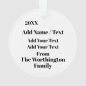 世界の最高の先生オーナメント オーナメント (裏面)