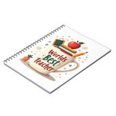 世界の最高の先生キュイカラフル ノートブック (左側)