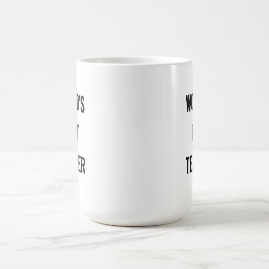 世界の最高の先生コーヒーマグ コーヒーマグカップ (中央)